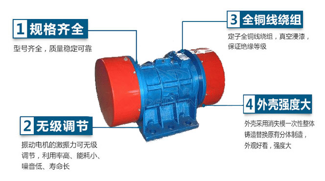 YZU振动電(diàn)机特点