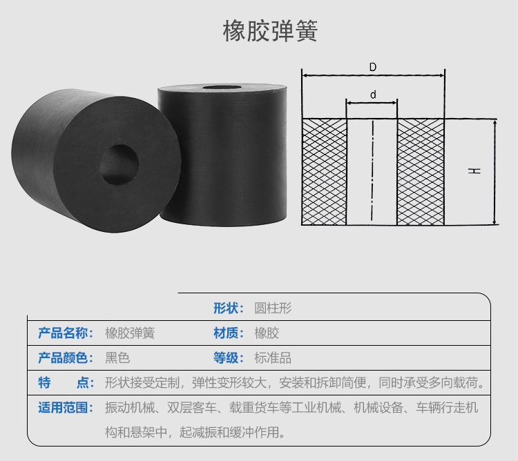 振动筛橡胶弹簧